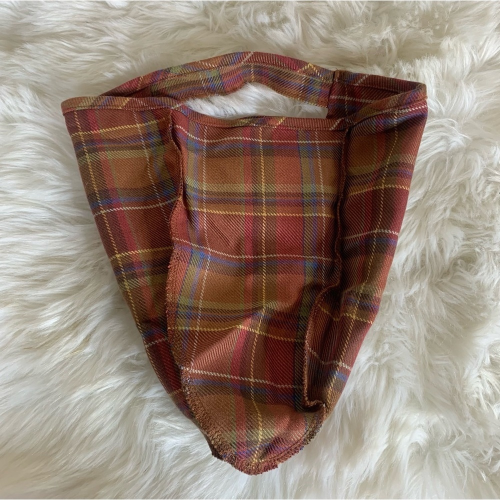 Longaberger Foyer Basket Fabric Liner in Toboso Plaid